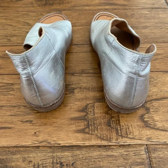 free people Mont Blanc Silver Cutout Sandals, Size EU 36/US 6 - Picture 5 of 11